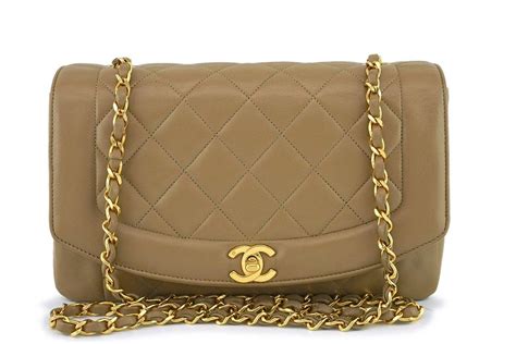 beige chanel diana bag|Chanel diana bag vintage.